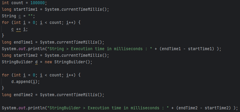 JAVA String 문자열 합치기 그리고 StringBuilder 사용